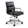 Black Leather Chairs - Ideal Furniture