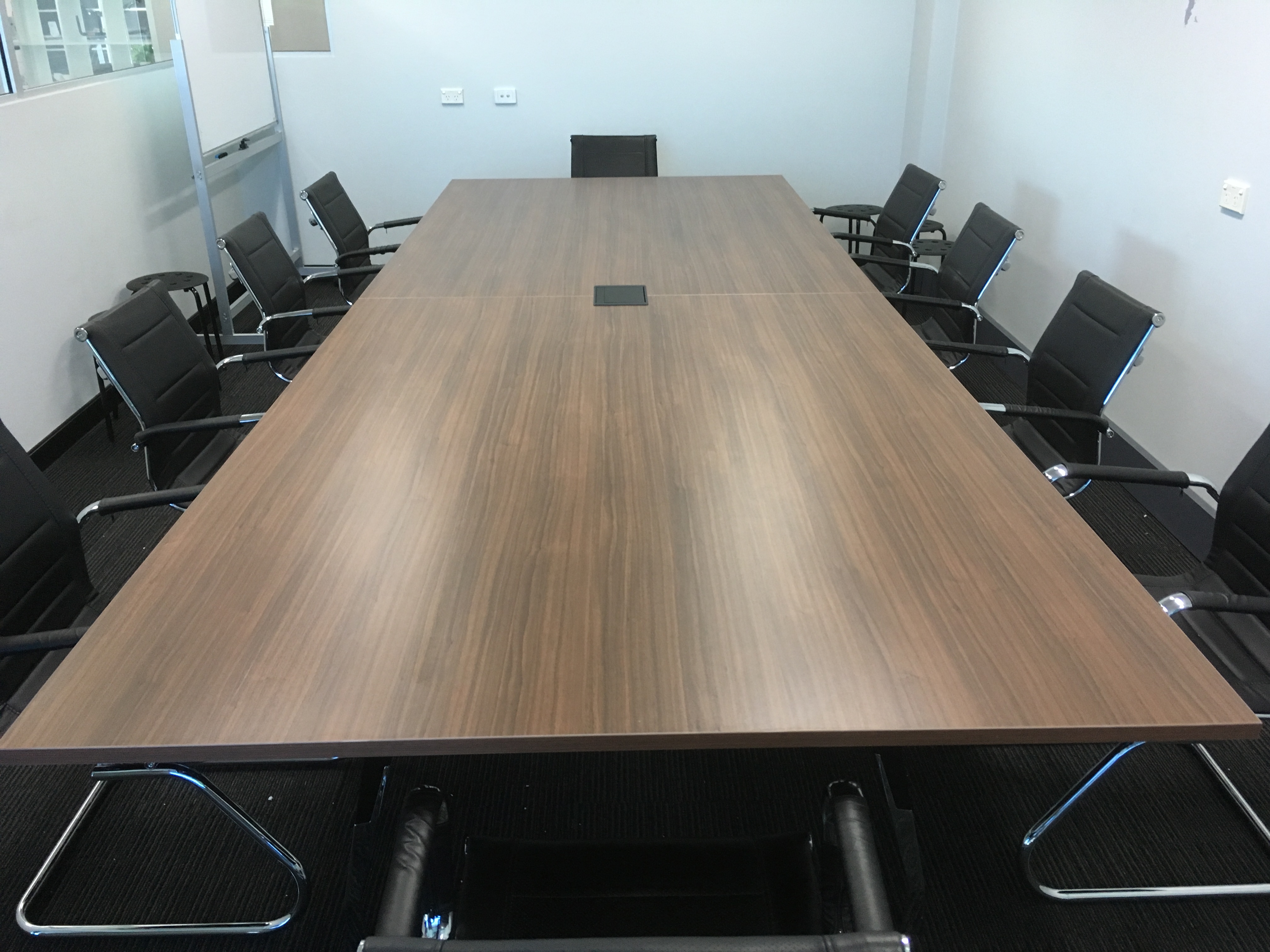 IF Hawk Boardroom Table with Chrome Legs – Ideal Furniture